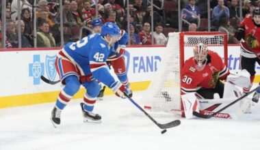 Spencer Knight, Blackhawks, Rangers