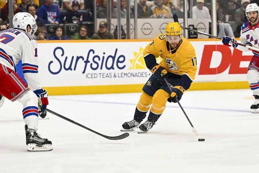 NHL: New York Rangers at Nashville Predators