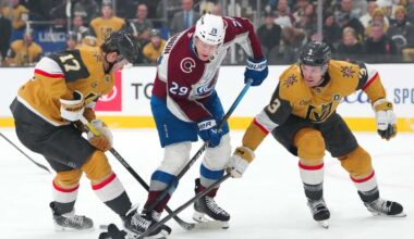 MacKinnon's clutch effort lifts Avs to shootout win over Knights