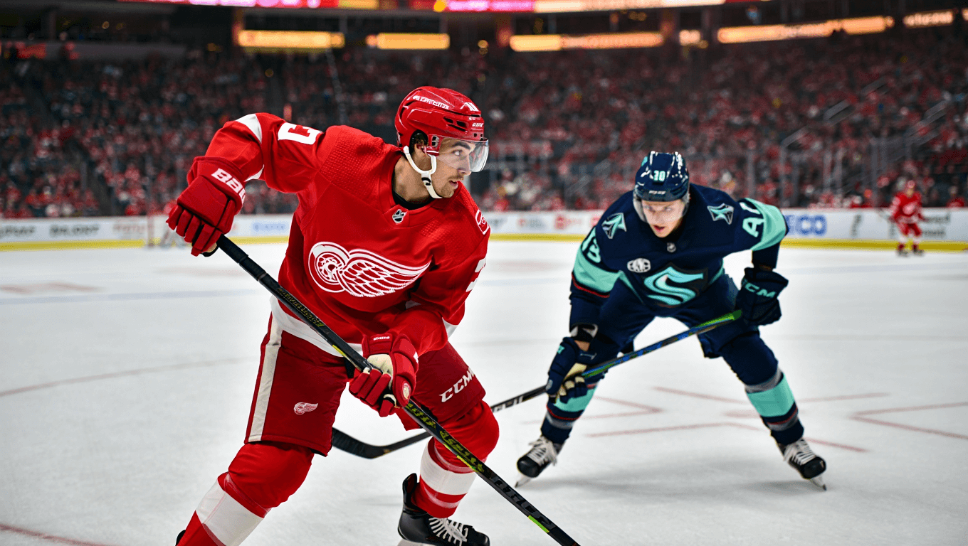 Red Wings take on Kraken tonight looking to snap 2-game skid in Pacific Division clash