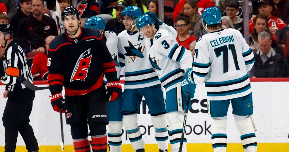 Kurashev with assist - San Jose Sharks defeat Carolina