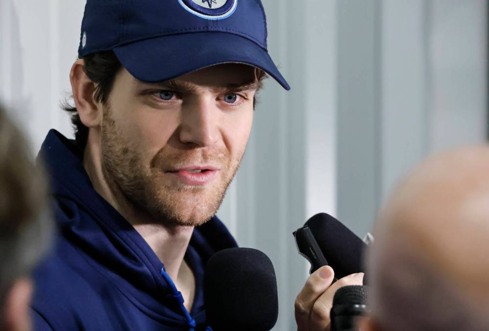 JOHN WOODS / THE CANADIAN PRESS FILES
Winnipeg Jets captain Adam Lowry said the crew takes such good care of the team, and out of all the things that go on behind the scenes in an NHL operation, ‘they’re one of the pieces that goes unnoticed or unrecognized.’