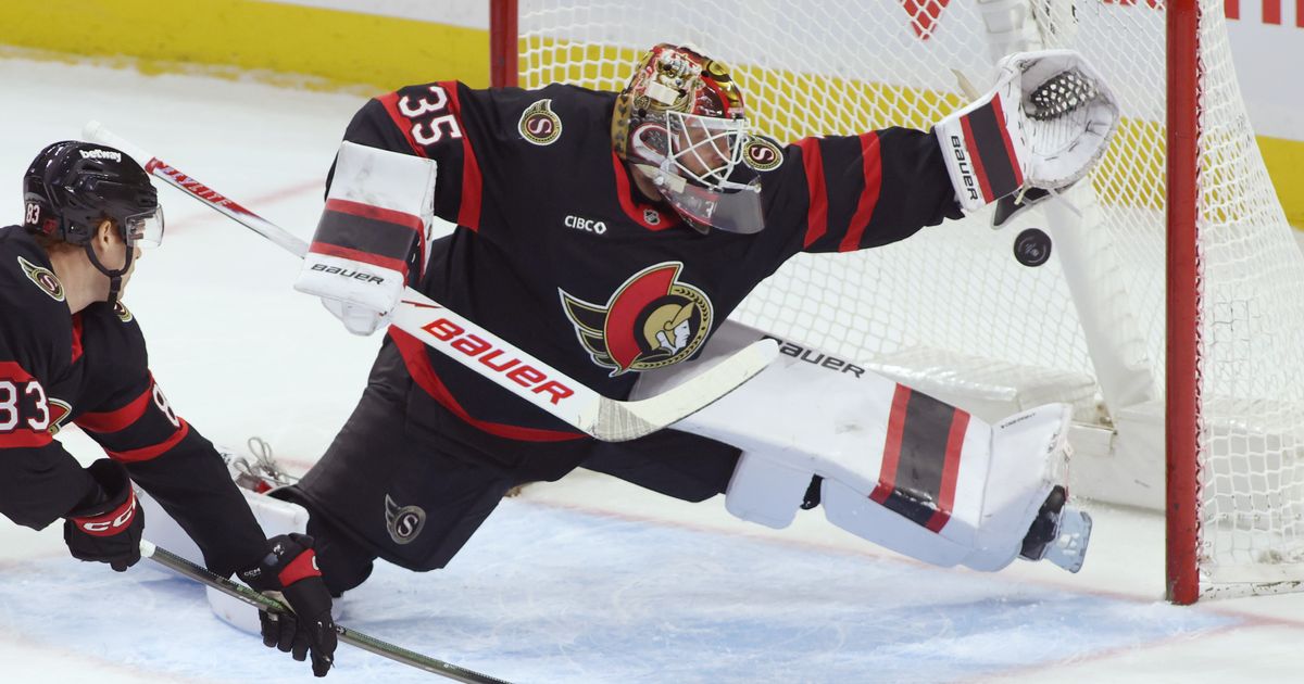 Ullmark makes 24 saves in 4-0 victory as Senators hand Penguins 7th straight loss :: WRAL.com