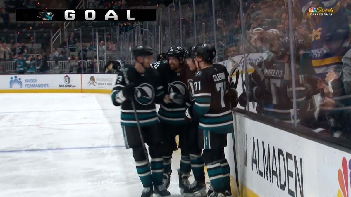 Will Smith, Adam Gaudette give Sharks four-goal lead vs. Mammoth – NBC Sports Bay Area & California