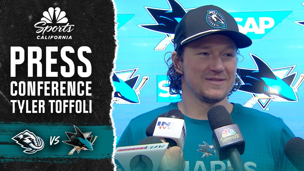 Tyler Toffoli shares how he broke out of slump in Sharks’ win – NBC Sports Bay Area & California