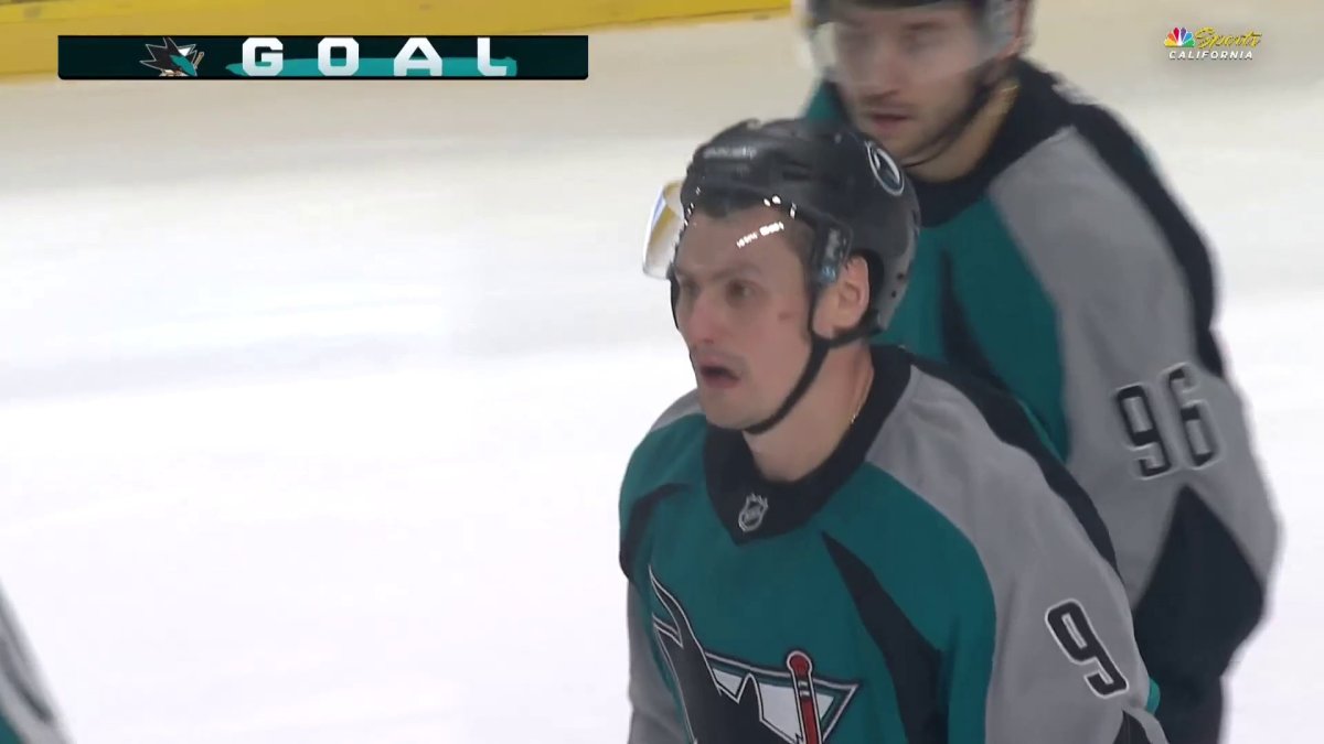 Pavol Regenda scores to avoid Sharks shutout vs. Capitals – NBC Sports Bay Area & California