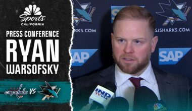 Ryan Warsofsky emphasizes Sharks’ need for consistency after brutal loss vs. Capitals – NBC Sports Bay Area & California