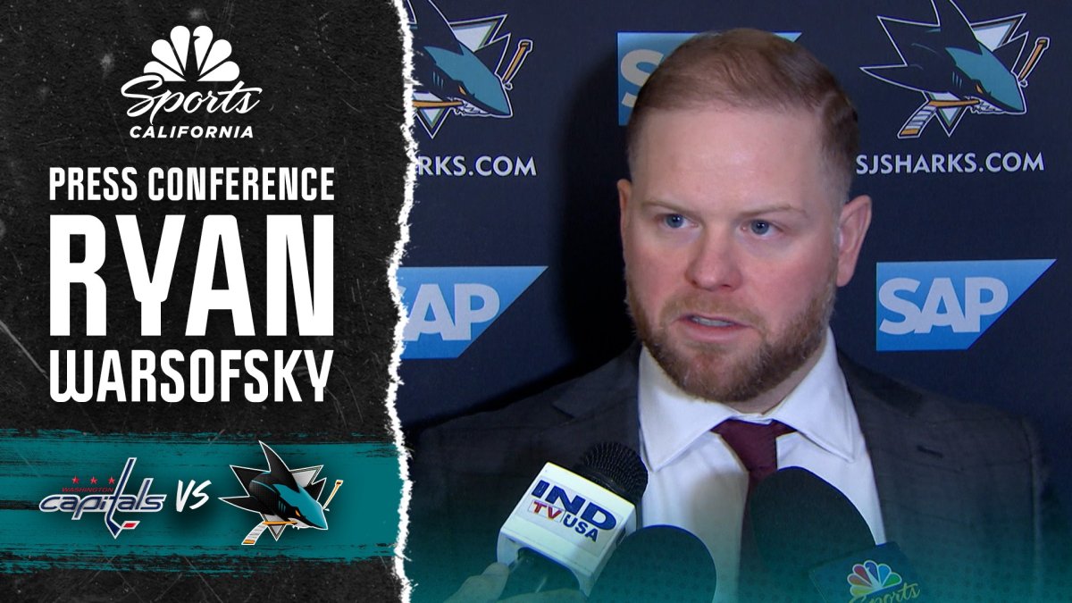 Ryan Warsofsky emphasizes Sharks’ need for consistency after brutal loss vs. Capitals – NBC Sports Bay Area & California