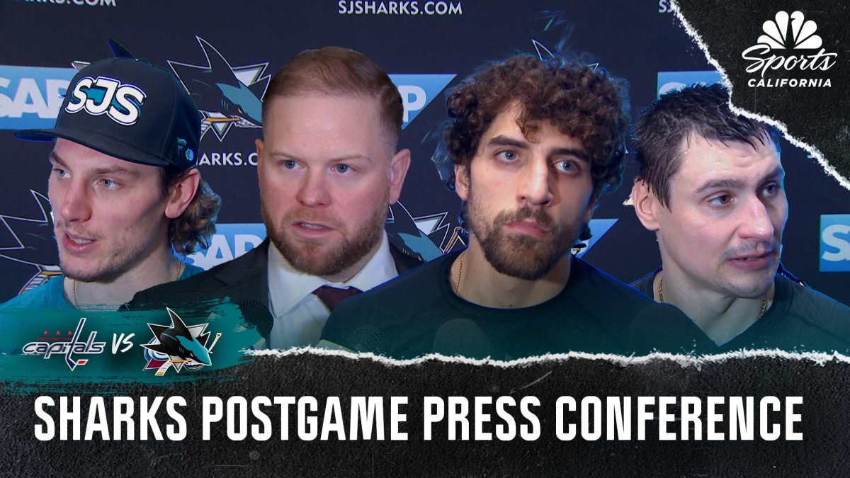 Warsofsky, Ferraro, and more Sharks react to loss vs. Capitals – NBC Sports Bay Area & California