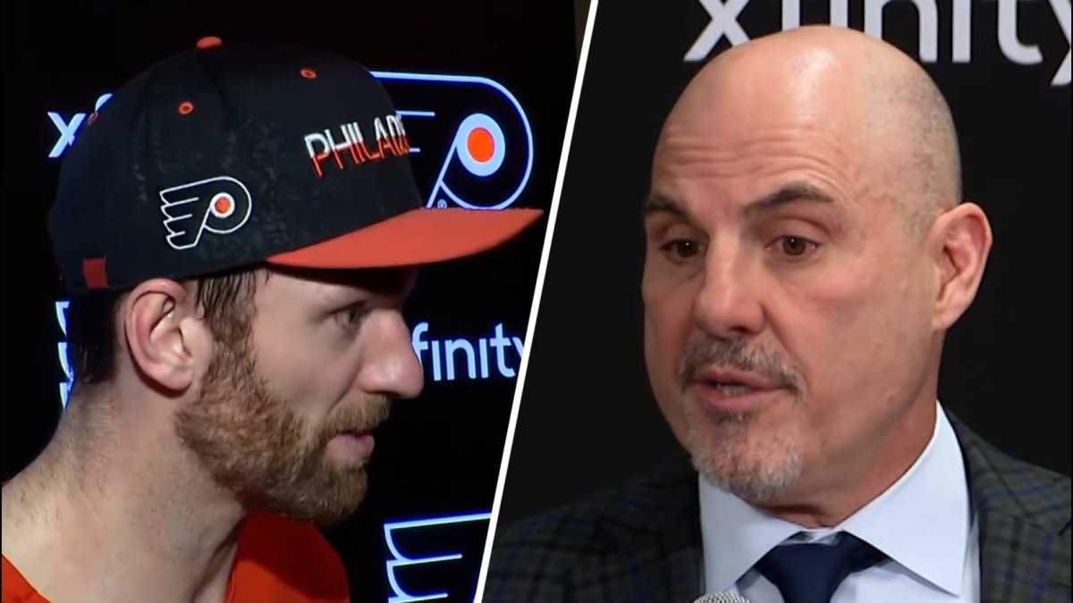 Watch Sean Couturier, Rick Tocchet talk Flyers’ loss to Avalanche – NBC Sports Philadelphia