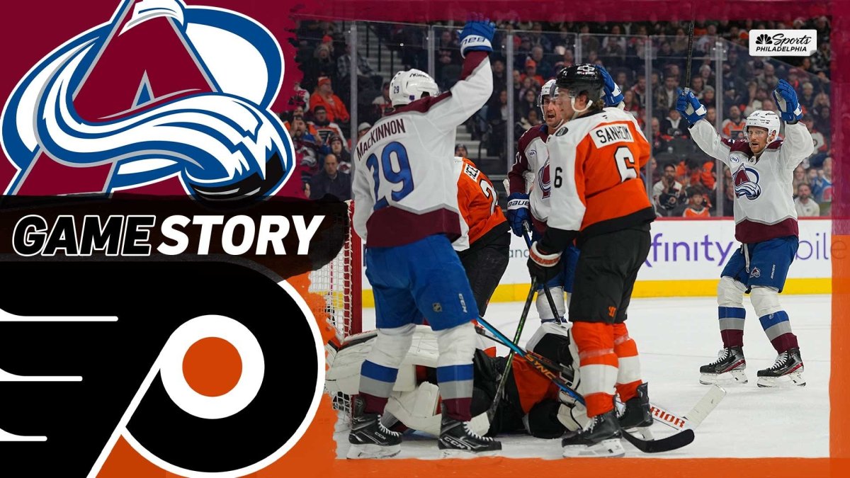Watch highlights as Flyers’ comeback bid falls short vs. Avalanche – NBC Sports Philadelphia