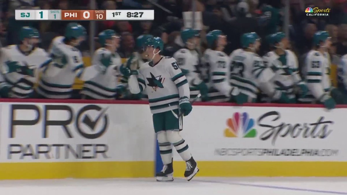 Sharks’ Collin Graf scores goal in third consecutive game – NBC Sports Bay Area & California
