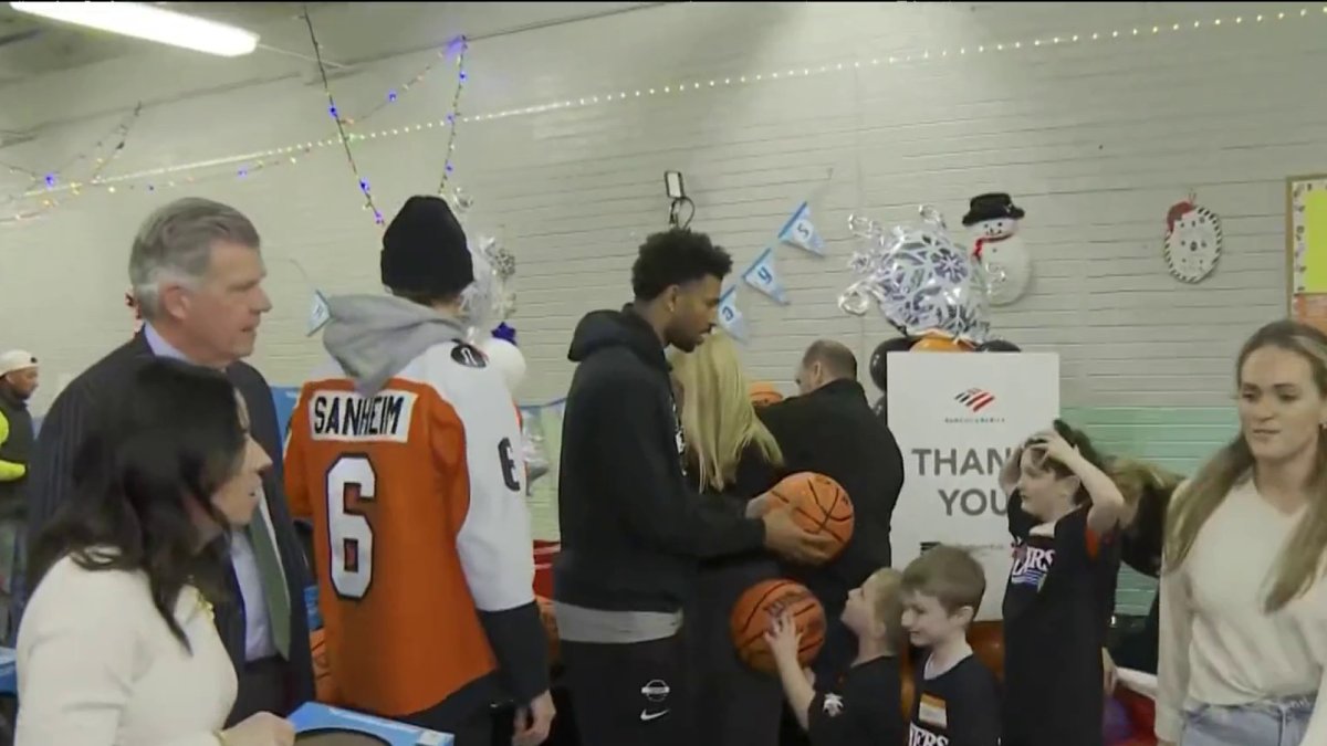 Sixers and Flyers donate $15,000 worth of sports gear to Kensington kids – NBC10 Philadelphia