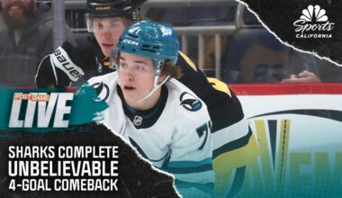 Sharks complete unbelievable comeback win vs. Penguins – NBC Sports Bay Area & California