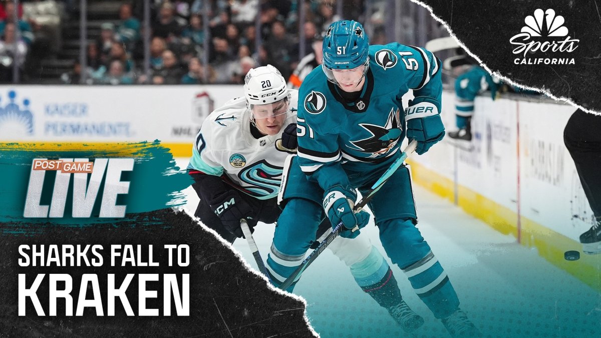Sharks unable to keep up with Kraken, fall short in 4-2 loss – NBC Sports Bay Area & California