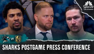 Ryan Warsofsky, Sharks break down loss vs. Golden Knights – NBC Sports Bay Area & California