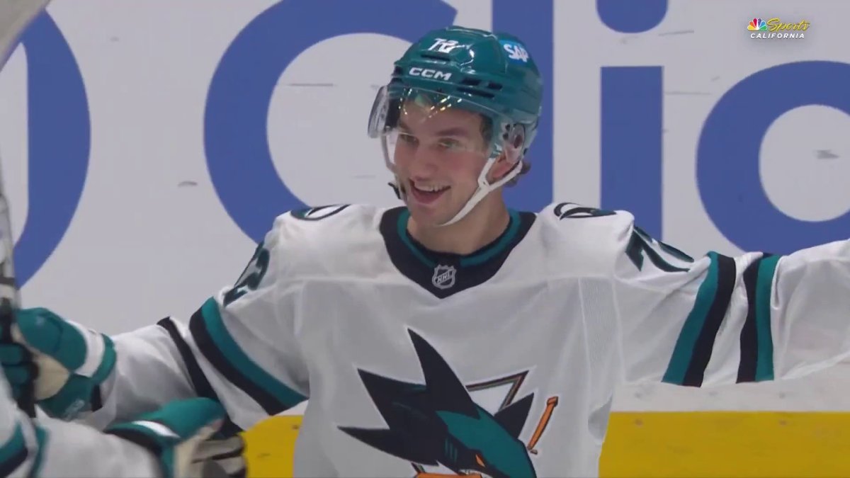 William Eklund extends Sharks’ lead with second-period goal – NBC Sports Bay Area & California