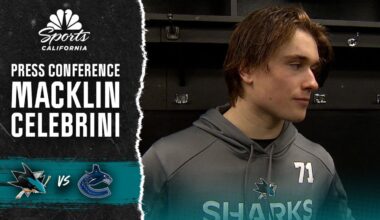 Macklin Celebrini proud of Sharks’ response in win vs. Canucks – NBC Sports Bay Area & California