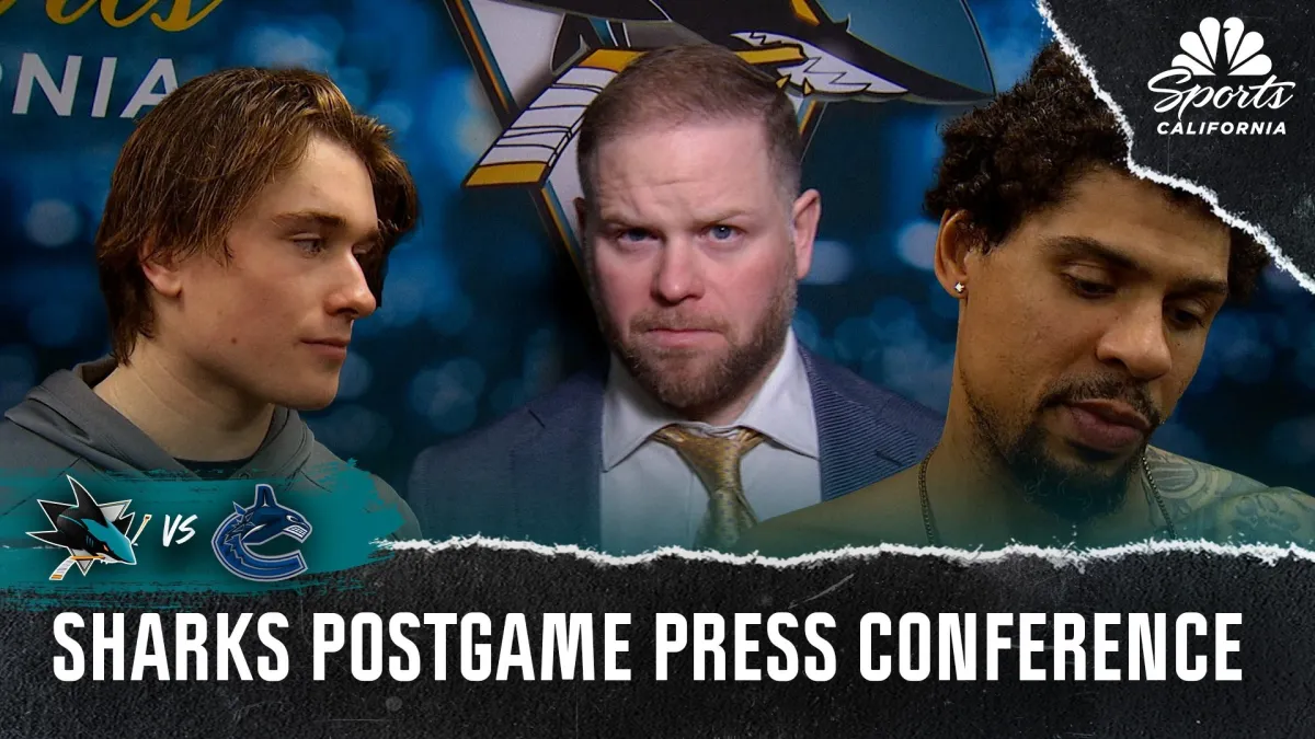 Macklin Celebrini, Ryan Warsofsky react to Sharks’ win vs Canucks – NBC Sports Bay Area & California