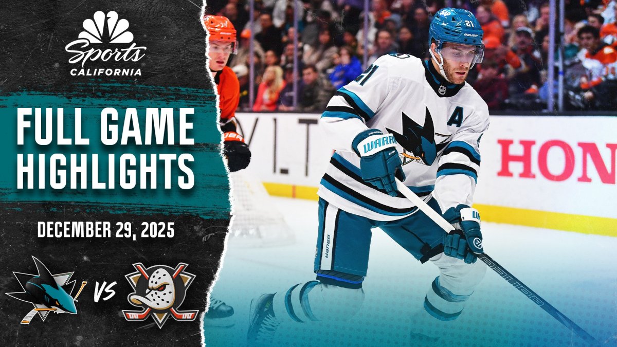 Watch top Sharks plays, highlights in their 5-4 win over Ducks – NBC Sports Bay Area & California