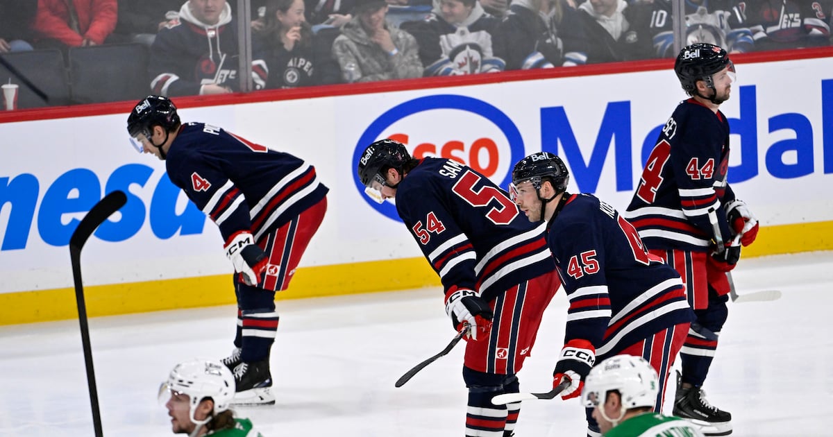 Slumping Jets focus on positives despite 4-3 setback to visiting Stars