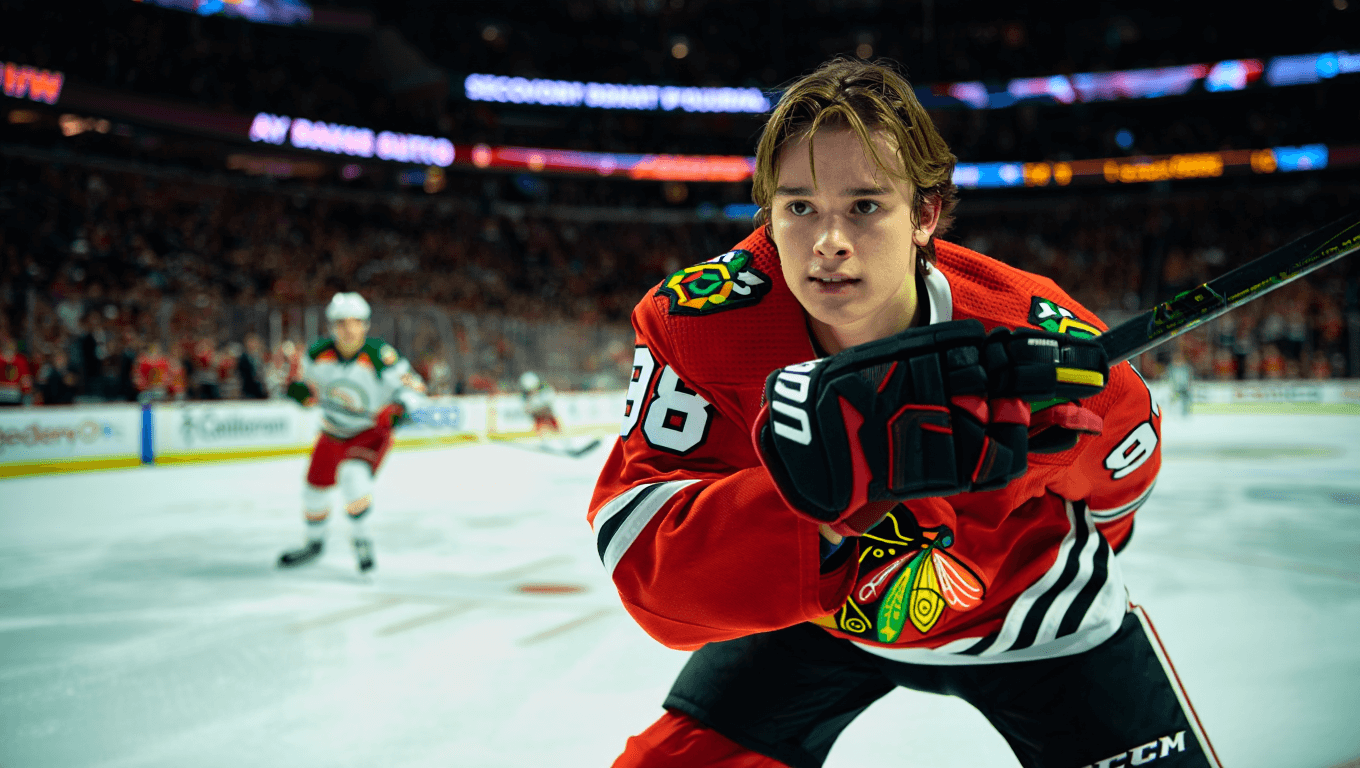 Blackhawks beat Golden Knights 5-3 tonight, Bedard scores 2 in Vegas victory