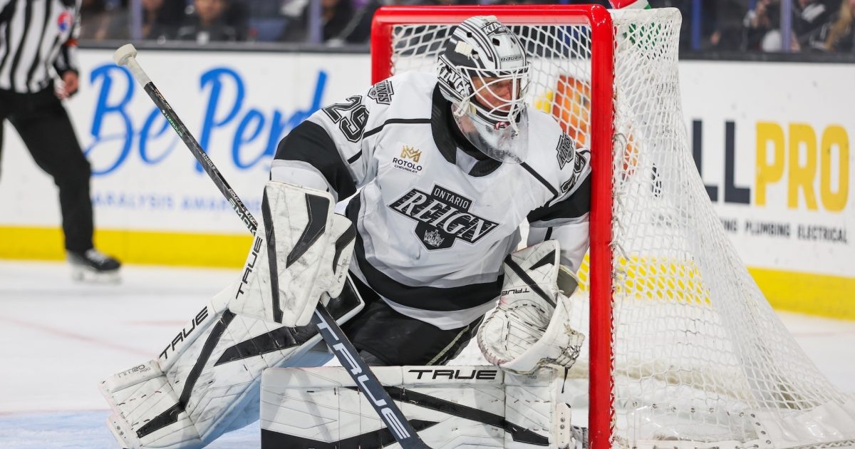 Ontario Reign | GOALTENDER PHEONIX COPLEY RECALLED BY LA KINGS