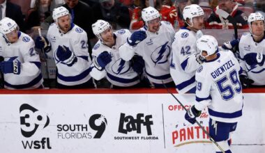 Nikita Kucherov scores twice, Lightning top Panthers in another penalty-filled matchup