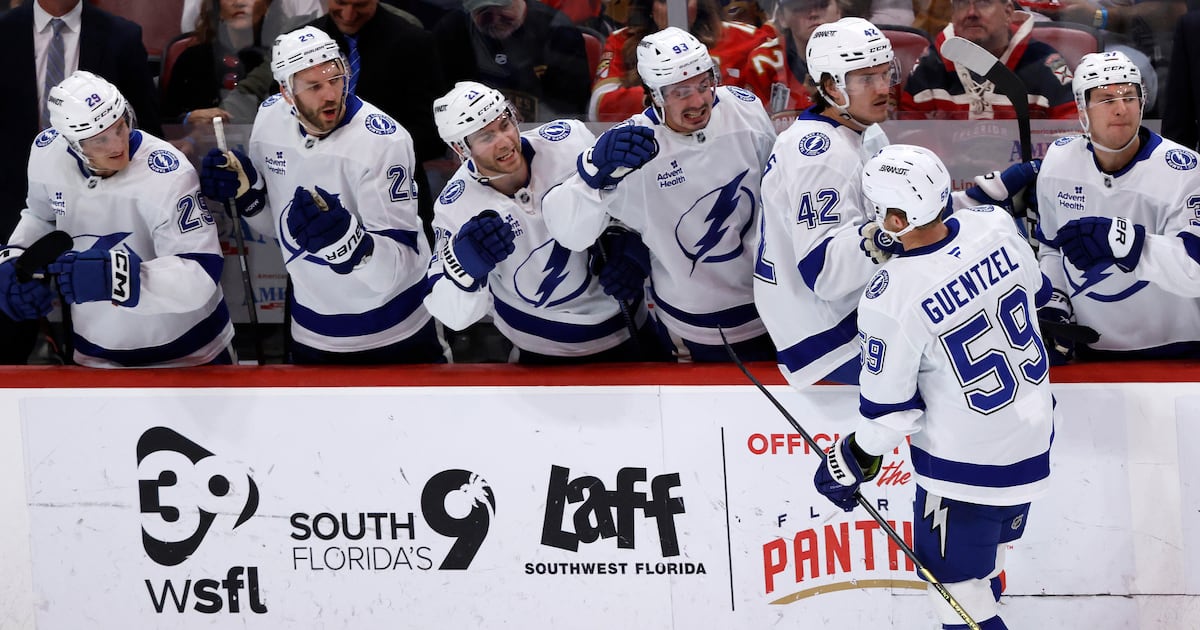Nikita Kucherov scores twice, Lightning top Panthers in another penalty-filled matchup