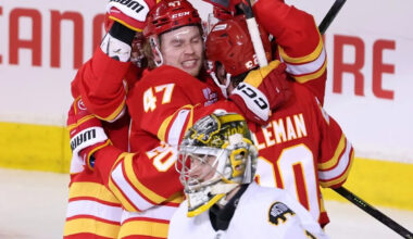 Three takeaways as Flames beat Bruins in OT