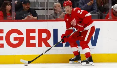 Red Wings forward to miss Tuesday's game vs. Bruins with injury
