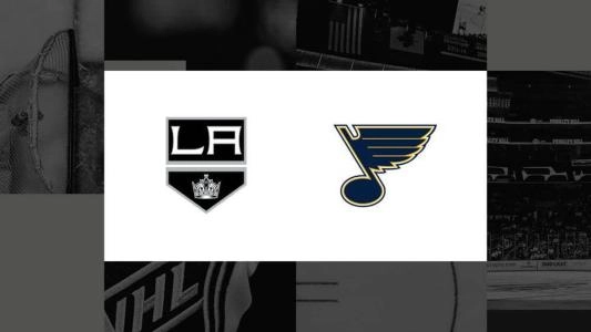The Los Angeles Kings and St. Louis Blues. The Los Angeles Kings and St. Louis Blues.