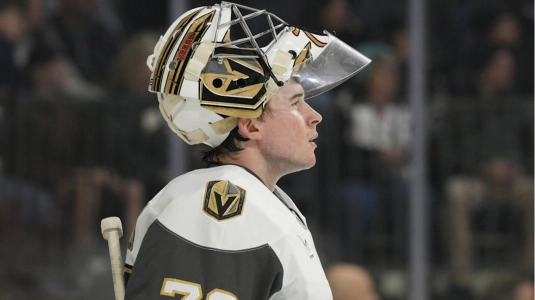 Golden Knights goalie Carter Hart