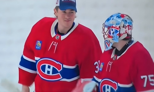 Samuel Montembeault and Jakub Dobes