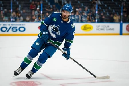 Vancouver Canucks forward Arshdeep Bains.