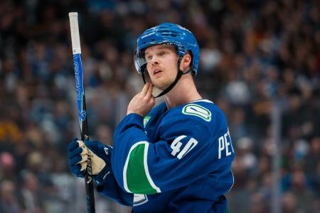 Vancouver Canucks forward Elias Pettersson.