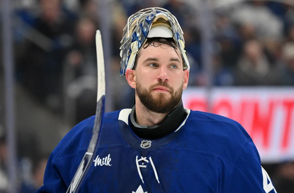 Berube reveals life-changing news for Maple Leafs goaltender Anthony Stolarz
