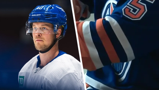Vancouver Canucks star forward Elias Pettersson linked to the Edmonton Oilers.
