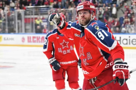 Daniel Sprong with CSKA Moscow.