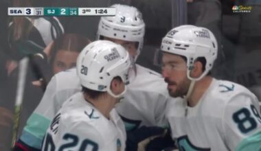 Lindgren, Stephenson help Kraken beat Sharks 4-2 to snap four-game skid