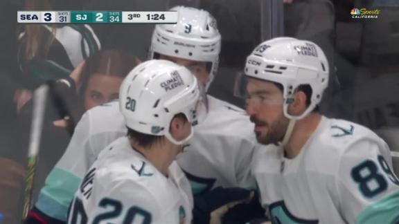 Lindgren, Stephenson help Kraken beat Sharks 4-2 to snap four-game skid