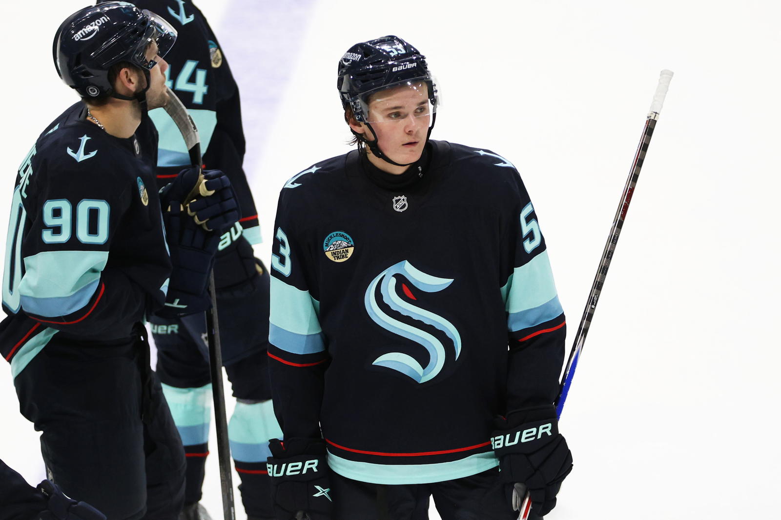 September 13, 2025: Blake Fiddler at the Kraken Prospect Challenge photo by Candace Kludt | The Hockey News