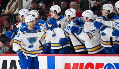 NHL roundup: Brayden Schenn double helps the St. Louis Blues past the Montreal Canadiens
