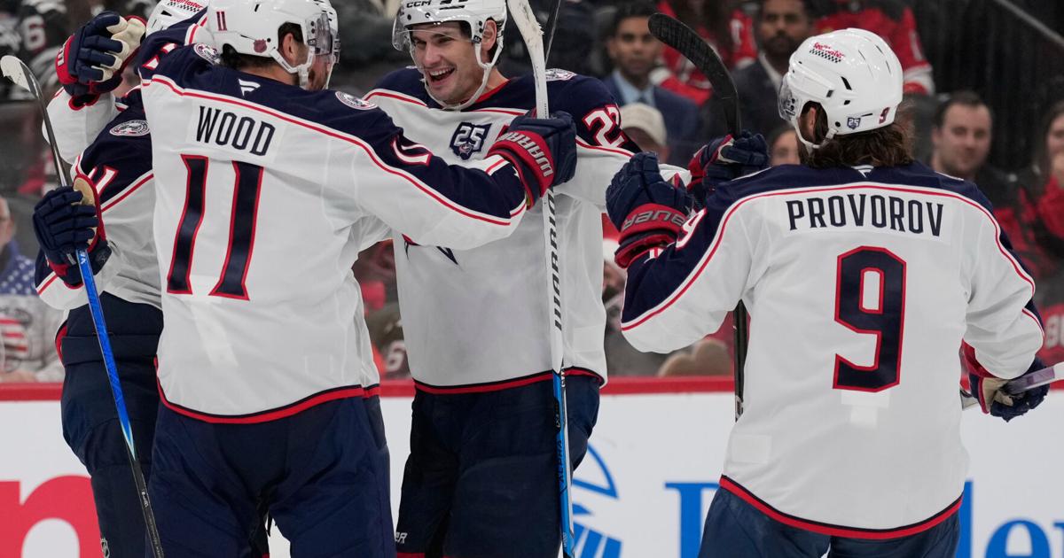 Monahan and Coyle lead Blue Jackets past Devils 5-3 to stop 4-game skid |