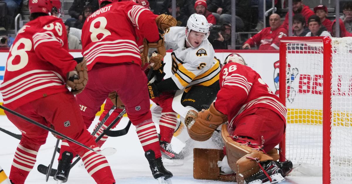 Seider helps the struggling Red Wings beat the Bruins 5-4 | Sports