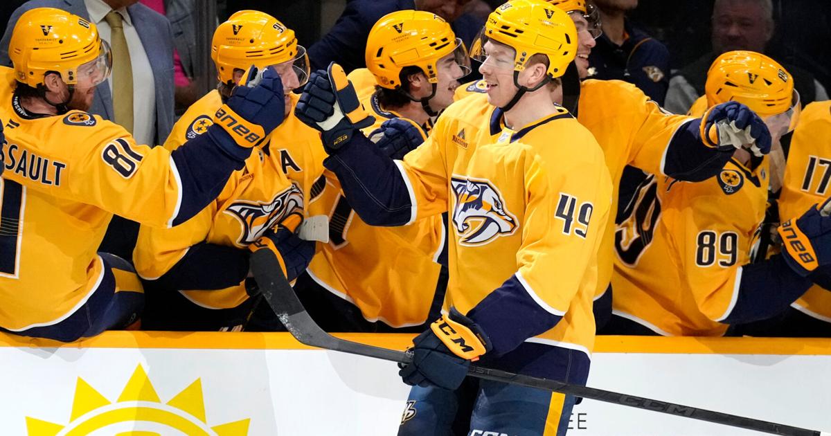 Schaefer and Wiesblatt's first NHL goals lead Predators over Flames 5-1 |