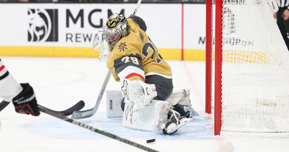 Hart helps lead Golden Knights to 4-3 shootout win over Blackhawks |