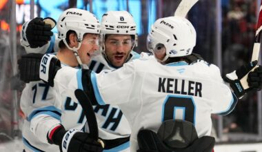 Peterka has 2 goals and 2 assists, Vejmelka gets first shutout of season as Mammoth beat Ducks 7-0 |