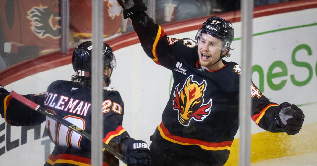 Dustin Wolf makes 26 saves, Flames slow surging Wild with 4-1 victory |