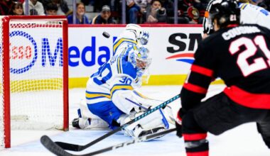 Hofer makes 41 saves, Neighbours scores twice in Blues' 2-1 win over the Senators | National Sports